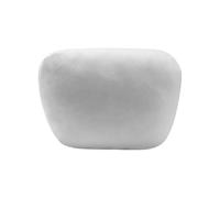 Auto Headrest Coussin de Protection Doux et Confortable à mémoire de Forme S/X pour siège de Voiture Tesla 3/Y(1pc White)