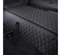 Auto Heckbox Anti-Dirty Pad Für Mercedes Für Smart 451 450 Für Fortwo Kofferraumschutzmatte Tapis Coffre Imperméable Antidérapant(Overall Black-Logo)