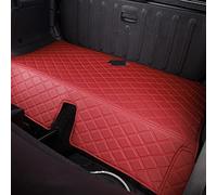 Auto Heckbox Anti-Dirty Pad Für Mercedes Für Smart 451 450 Für Fortwo Kofferraumschutzmatte Voiture Tapis Antidérapant(Overall Red-Car)