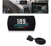 Auto HUD Head Up Display Affichage Tête Haute OBD2 Compteurs de vitesse MPH / KMH pour Voiture Auto OBD II (P12)
