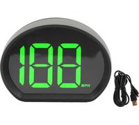Auto HUD -Tachymètre universel USB -câble plug et jeu de grande police LED GPS numérique pour tous les CARS X3 Green MPH