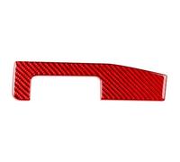 Auto Intérieur Pour BMW E46 1998-2005 Fibre De Carbone Instrument Central Panneau Garniture Bande Accessoires Intérieurs De Voiture Autocollants(1 Red LHD)