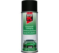 AUTO-K HERPE - Peinture spray plastique 400 ml noir - Réf. 233097