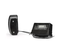 AUTO KADA Éclaireur de plaque LED 12/24V | pour camion, remorque et semi-remorque, éclairage de plaque, IP66/68, homologué ECE, type W54