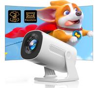 [Auto Keystone/270° Rotation] Mini Bluetooth Projector 1080P Full HD, 15000 Lumens O3 Portable Video Projector, 270° Angle 4K Home Theater Projector for PS5/TV Stick HDMI USB