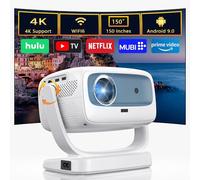[Auto Keystone & Android 11] DANCIEYA HY300Pro Mini Vidéo Projecteur HD 1080P de Jeu, Courte Focale, Portable Taille avec WiFi Bluetooth, Cadeau pour Enfant, Home Cinema Maison Extérieur (Classic)