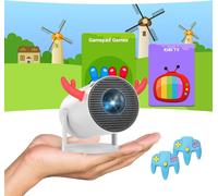 [Auto Keystone & Android 11] HY300Pro Mini Vidéo Projecteur HD 1080P de Jeu, Courte Focale, Portable Taille avec WiFi Bluetooth, Cadeau pour Enfant, Home Cinema Maison Extérieur