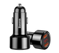 Auto-Ladegerät Baseus Magic 2x USB QC 3.0 45W, schwarz