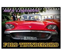 Auto-Legenden: FORD THUNDERBIRD (Tischkalender 2026 DIN A5 quer), CALVENDO Monatskalender: Der US-Oldtimer Ford Thunderbird in Havanna