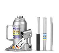 Auto Lift Hydraulik 12t Cric hydraulique 12t I Cric sous Voiture, Double Piston, vis d'extension, certifié TÜV & GS, Hauteur de Levage 215-400 mm, Huile Rechargeable