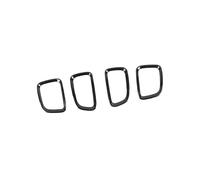 Auto Moulages intérieurs Garniture de grille d'aération tableau bord for Dodge Durango 2011-2020 - Fibre carbone ABS