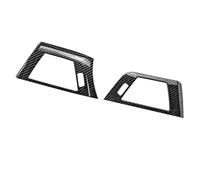 Auto Moulages intérieurs Lot de 2 autocollants en fibre carbone for ventilation latérale voiture, ABS, for BMW F30, F31, F32, F33, F34, F36 (2014-2019)