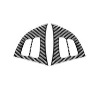 Auto Moulages intérieurs Lot de 2 autocollants en fibre carbone for volant voiture, accessoires adaptés à BMW X5 X6 E70 E71 2018-2013
