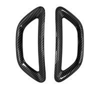 Auto Moulages intérieurs Lot de 2 housses poignée dossier siège voiture en fibre carbone, réglables manuellement, adaptées aux accessoires intérieurs BYD ATTO 3/Yuan Plus 2022 2023 2024