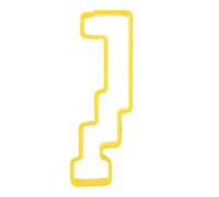 Auto Moulages Intérieurs Pour Dodge Pour Challenger 2009 2010 2011 2012 2013 2014 Accessoires Intérieurs Bague Protection Décorative Levier Vitesse Voiture Accessoires Intérieure(Yellow)