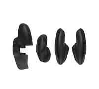 Auto Moulages Intérieurs Pour VW Pour Touran 2006 2007 2008-2015 4 X Panneau Porte En Cuir Microfibre/Garniture Protection D'accoudoir Porte Accessoires Intérieure(4xDoor Armrest Black)