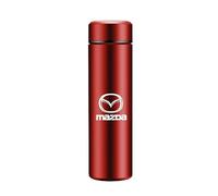 Auto Mug Isotherme pour Mazda 3 2019-2023, Mug Isotherme Café Gourde Isotherme Acier Inoxydable Tasse Portable de Voyage pour Boissons Chaudes ou Glacées,Red