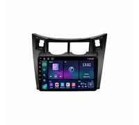 Auto Navigation GPS Voiture pour Toyota Yaris Fascia 2005-2012 HD Écran Tactile Auto WiFi Dsp Bluetooth Canbus SWC, Carte Monde sans Fil Carplay & Android, 4 Nuclear 4G+64G