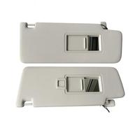 Auto Panneau Pare-Soleils Intérieur 5NA857551 5TA857551 Pour VW Pour Tiguan 2 AD Pour Line Pour 5T 2018 2019 2021 1/2 Pièces Pare-soleil Intérieur Gris Avec Miroir(1 Pair-2PCS)