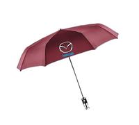 Auto Parapluie Pliant pour Mazda 2 2022 2023, Parapluies de Voyage Portables Automatique Resistant Vent Repel Umbrella Parapluie Ombrelle Pour Homme et Femme,Red