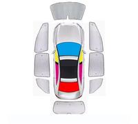 Auto Pare-Soleil pour Exeed TX pour Lingyun 2019-2025 2022 Pare-Soleil De Voiture Pare-Brise Chauffant Isolation Accessoires De Protection Solaire Pare Soleil Voiture(Car Full Set)