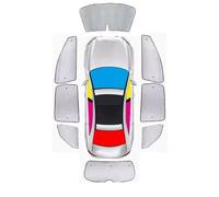 Auto Pare-Soleil pour Suzuki pour Swift RS 2005-2010 Pare-Soleil De Voiture Pare-Brise Chauffant Isolation Accessoires De Protection Solaire Pare Soleil Voiture(Car Full Set)