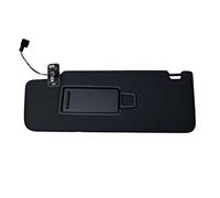 Auto Pare-soleils intérieur 5TD857551 5TD857552 Pour Kodiaq 2017-2024 Panneau Protection Solaire Intérieur Noir Avec Miroir Maquillage Et Câble(Black Left)