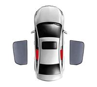 Auto Pare-soleils pour Geely Icon Chocolate 2020-, Pare Brise Avant ArrièRe Vitres LatéRales Pare Soleil Voiture Bloquer Les Rayons UV Respirant,B/2 Rear Doors