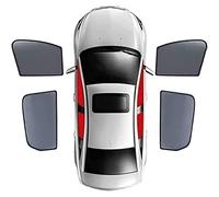 Auto Pare-soleils pour vitres latérales pour Jeep Renegade 2014-2022,Avant Et ArrièRe MagnéTiques LatéRale Bloquer Les Rayons UV Thermo-Isolante Pare-Soleil Accessoires,4pcs-Doors