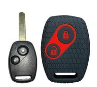 Auto Parts Coque en silicone pour clé télécommande H-onda Civic Fit CRV SRV FRV Chord 7 Jazz Gr8 150 R Insight Accessoires de voiture 2 boutons Noir 1 pièce