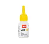 AUTO-PLAST PRODUKT APP C610 Colle cyanoacrylate forte | Colle liquide Super Glue | Idéale pour assembler le caoutchouc, les matières plastiques et le métal | Moyenne viscosité | 20 g