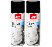AUTO-PLAST PRODUKT APP SIL 120 Spray silicone | Silicone liquide | Lubrifiant silicone | Protection, glissement, isolation et entretien des plastiques, bois, caoutchouc, métaux | 400ml (Lot de 2)