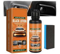Auto Plastic Restorer Kit, Auto Plastic Black Lotion, Plastics Restorer for Cars, Restores the Original Color and Shine of Automotive Plastics, Resisting Daily Wear and Tear (1pcs)
