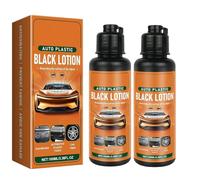 Auto Plastic Restorer Kit,Plastic Restorer for Cars,Auto Plastic Black Lotion,Kunststoff-Pfleger für Auto Innenraum,Peinture pour Plastique, Can Restore The Luster of Faded Plastics and Rubbers (2)