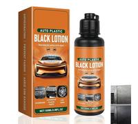 Auto Plastic Restorer Kit,Plastic Restorer for Cars,Car Plastic Restorer Black,Auto Plastic Black Lotion,Black Restorer for Cars Plastic and Trims,Restore the Luster of Faded Plastics and Rubbers