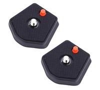 Auto-plaza Paire de trépieds universels pour appareil photo reflex mono-objectif avec plaque à dégagement rapide vis 6,35 mm 785PL compatible avec la plupart des modèles Manfrotto Modo