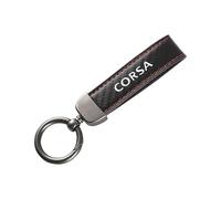 Auto Porte-clé, pour Opel CORSA Porte-clés de Remplacement pour Voiture avec badge,3D Chrome Logo alliage porte-clés accessoires décoration style