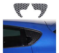 Auto Porte Fenêtre Triangle Couvre-Trim Autocollant Décoratif Convient pour : SEAT Leon 2008 2009 2010 2011 2012, Grand Motif Alvéolaire Auto Arrière Triangle Fenêtre en Verre Adhésif (Grand Motif