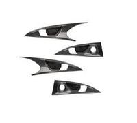 Auto Porte Plaque Bol Poignée Hayon Décoration Autocollant Pour Pour Civic 10th 2016 2017 2018 2019 2020 Voiture Intérieur(Hatchback 4pcs 1,Right)