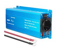 Auto Power Inverter Convertisseur Convertisseur Transfert Tension Onduleur Onde Sinusoïdale pour Prise UE Automobiles DC 12V AC 220V 230V 1500W/2200W/2600W/3000W