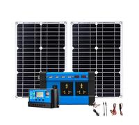 Auto Power Inverter Convertisseur Kit Solaire 6000W avec Interrupteur Puissance Système Complet Générateur D'énergie 12v Panneau 18V Contrôleur Charge 30A Ensemble Camping