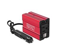 Auto Power Inverter Convertisseur Onduleur Puissance 150W/300W 200W/400W 12V DC À 110V/220V AC Adaptateur Prise Voiture Convertisseur Sortie avec Ports Charge Rapide