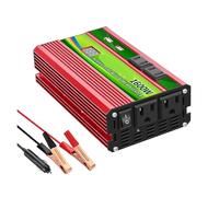 Auto Power Inverter Convertisseur Onduleur Universel AC 110v DC 12v 24v 1600W 2600W 3000W Convertisseur Puissance Crête Chargeur Automatique Portable International Amélioré
