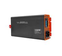 Auto Power Inverter Convertisseur PSW - Onduleur À Onde Sinusoïdale Série 1500W Convertisseur D'énergie Solaire DC AC Portable USB pour Chargeur Affichage LCD Tension
