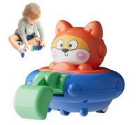 Auto Prix Et Allez,Jeux Éducatifs Apprentissage Animaux | Jouets Véhicule Interactifs Pousser Et Jouer - Pour Filles Voyage Salle Préscolaire Vacances Noël Jour