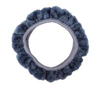 Auto Protecteur Volant 1 Housse Volant Chaude Épaisse Protège Levier Vitesse Frein À Main Douce Housse Volant Voiture(Gray)