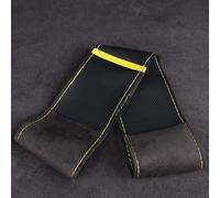 Auto Protecteur Volant Housse Volant Ultra-Douce 38 Cm Microfibre Suédée Antidérap Offrant Une Meilleure Adhérence Protection Respir Confort Optimal Toutes Saisons Housse Volant Voiture(B-Yellow-X)