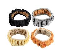 Auto Protecteur Volant Protège-Volant Cuir Souple avec Doublure Chaude Haute Densité 38 Cm Édition Hivernale Accessoire Housse Volant Voiture(Yellow)