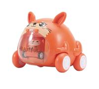 Auto push and go pour les jeunes ,Auto push and go - Jouet de voiture avec animaux Jouez à pousser le jouet de camion,Véhicule de tir pour lapins. Voiture de course éducative pour remplir c