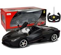 Auto R/C Ferrari Aperta Rastar 1:14 avec portes automatiques Noir
